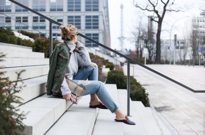 Boden Spring 2017 // Military Jacket & Slipper