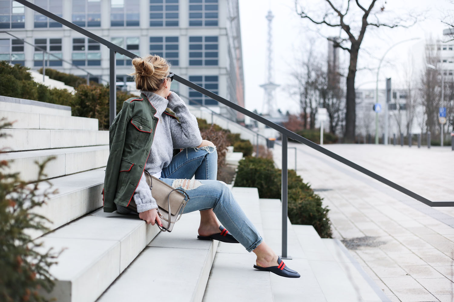 Boden Spring 2017 // Military Jacket & Slipper