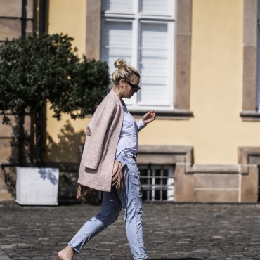 Ruffle Blouse & Mules