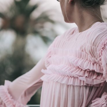 Pink Ruffle Top